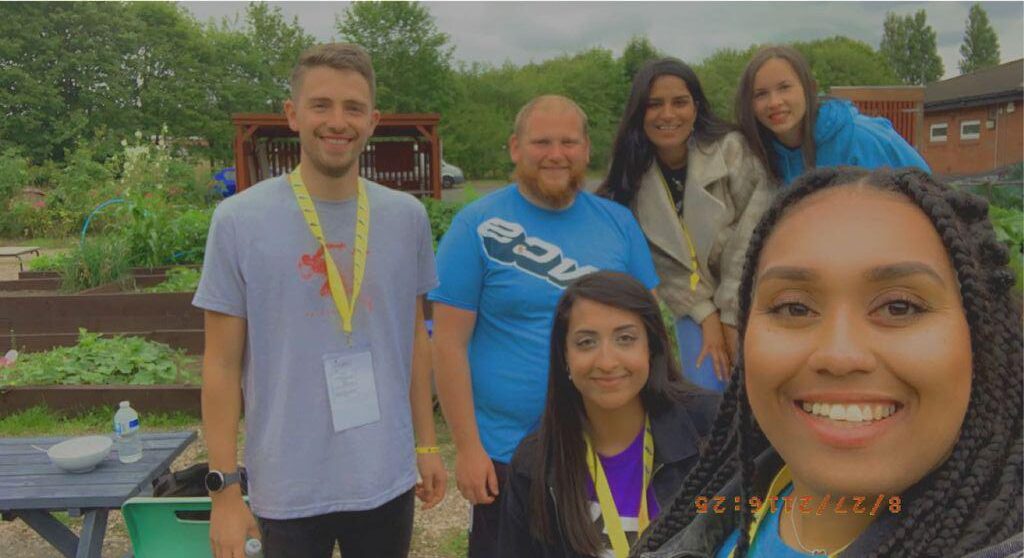 Chris, NCS Engagement Coordinator (Far Left) with NCS team.