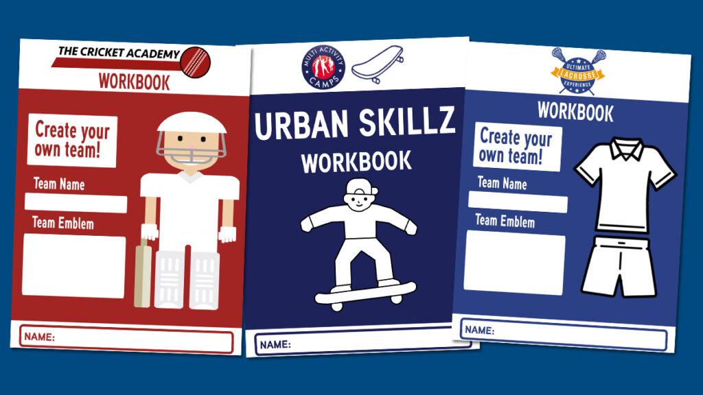 Summer camps 2021 workbooks