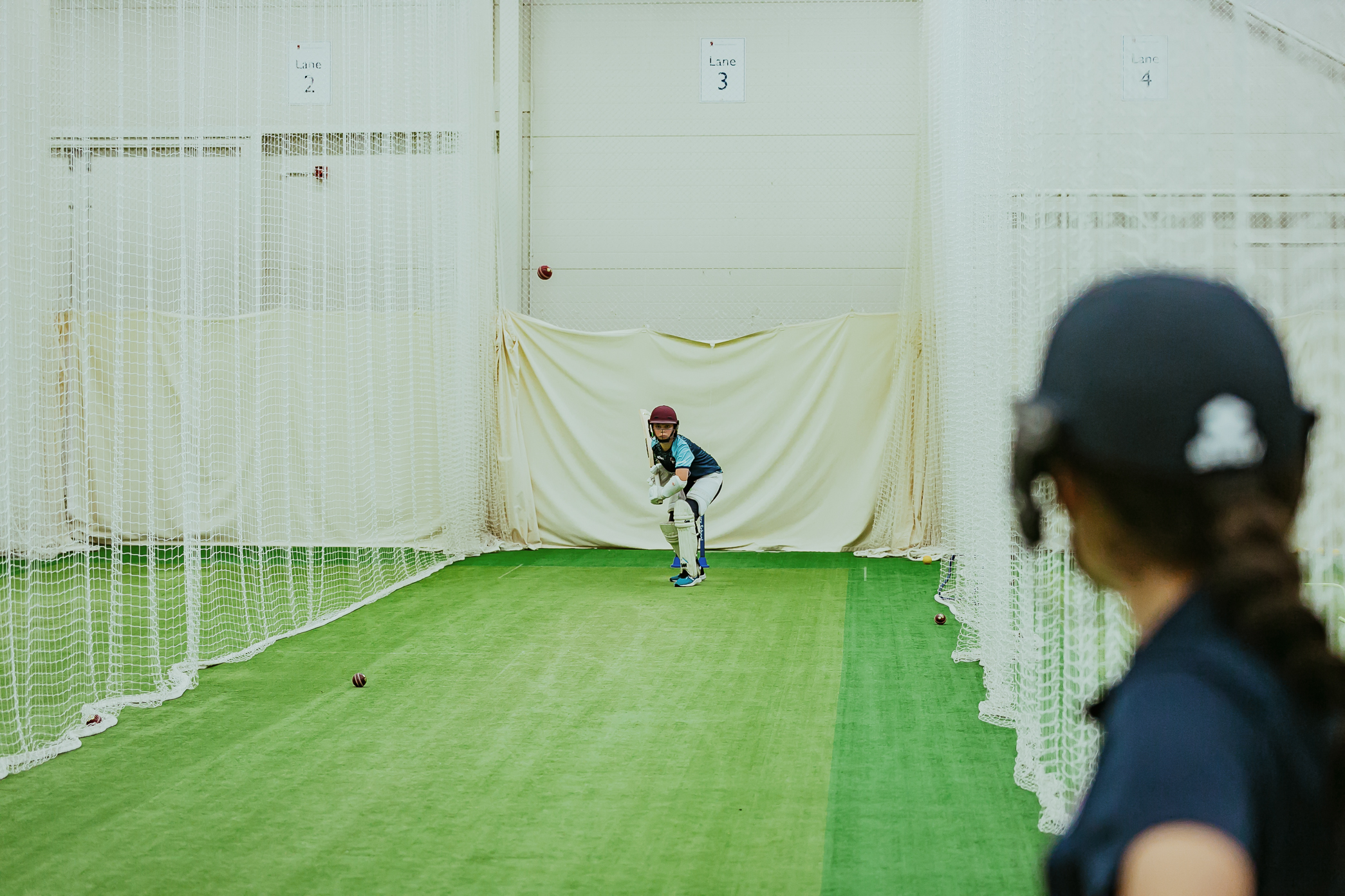 Young cricketers coached at Activate Performance Cricket Camp